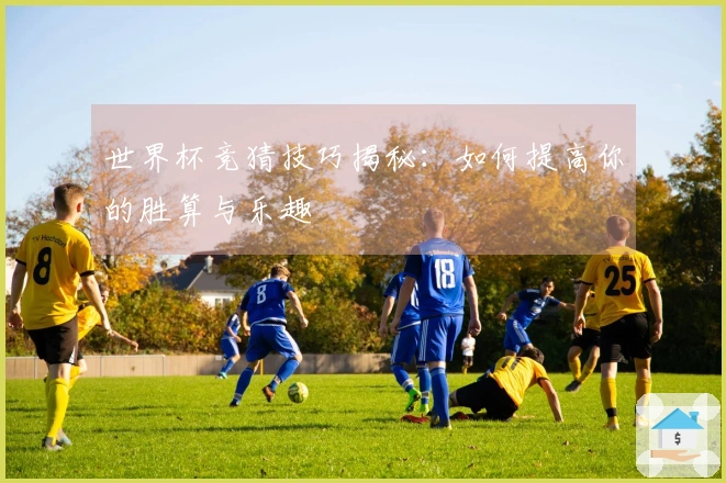 世界杯竞猜技巧揭秘：如何提高你的胜算与乐趣